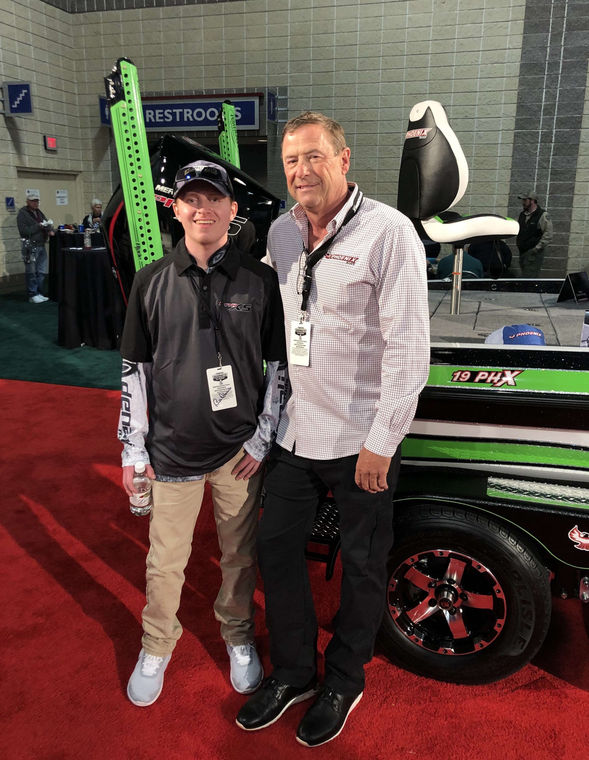 He met Bassmaster Elite Series pro Gary Clouse, who is also the President of Phoenix Boats.
