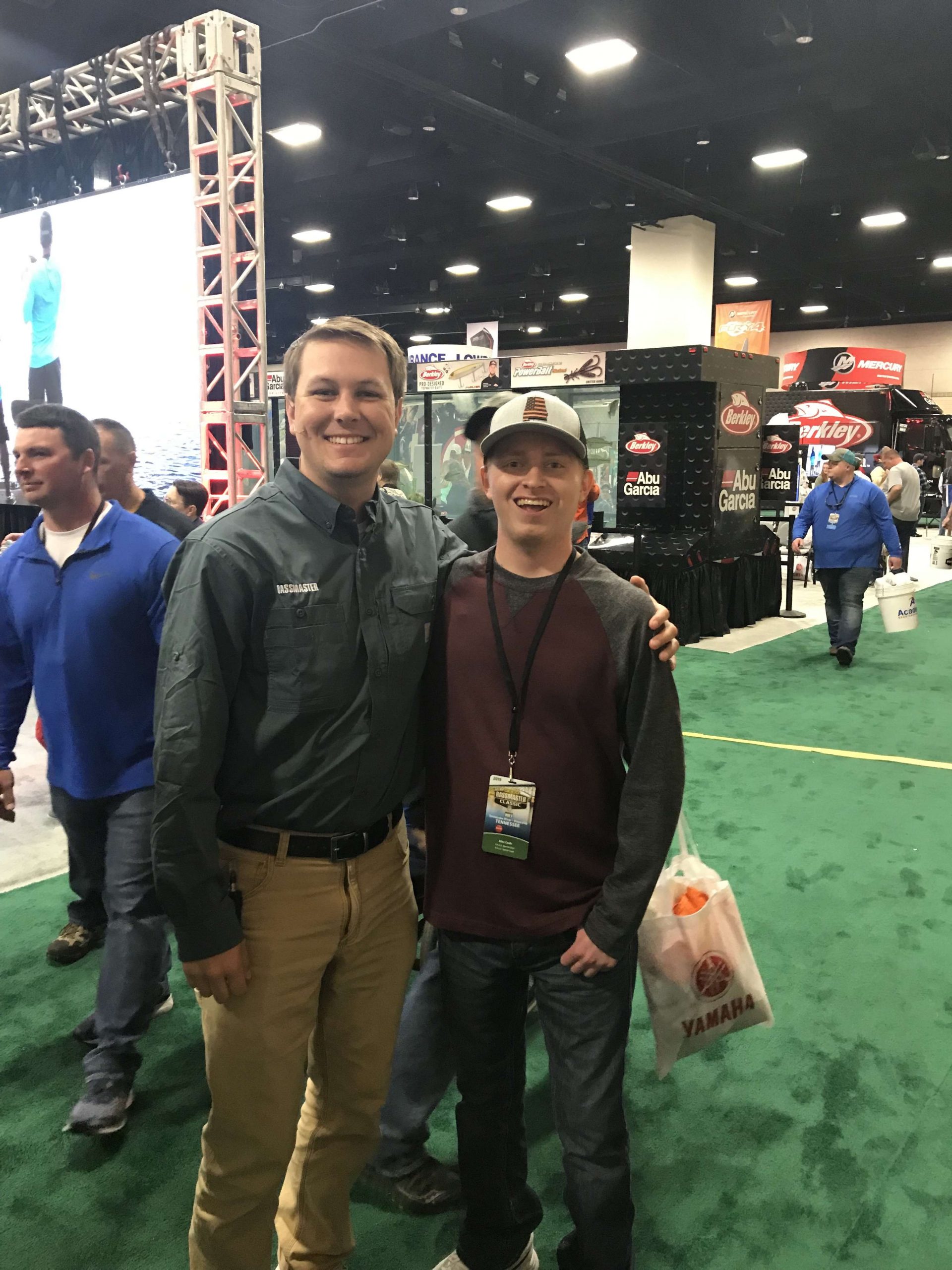 He took photos throughout his time at the Bassmaster Classic, while he was at the Expo, takeoff and weigh-ins.