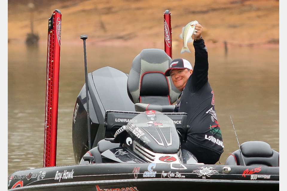 <b>Roy Hawk (45-1)</b><br>
Lake Havasu, Ariz. <br>
Even after catching enough bass to finish second in the 2018 Bassmaster Rookie of the Year standings, Hawk is still waiting for his breakout moment as a pro. He started strong last year, with a second-place finish at the Elite Series event on Lake Martin and a third-place showing at the following event on Grand. But after that, he had four finishes of 70th or lower. None of that would matter if he raises the Classic trophy.
