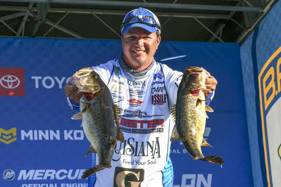 <b>Derek Hudnall (75-1)</b><br>
Baton Rouge, La. <br>
Derek Hudnall is a diehard LSU guy bringing his game to Rocky Top. That scenario has made for some great sports stories through the years. This Tiger had a pair of Top 5 finishes on the Bassmaster Opens series last year.
