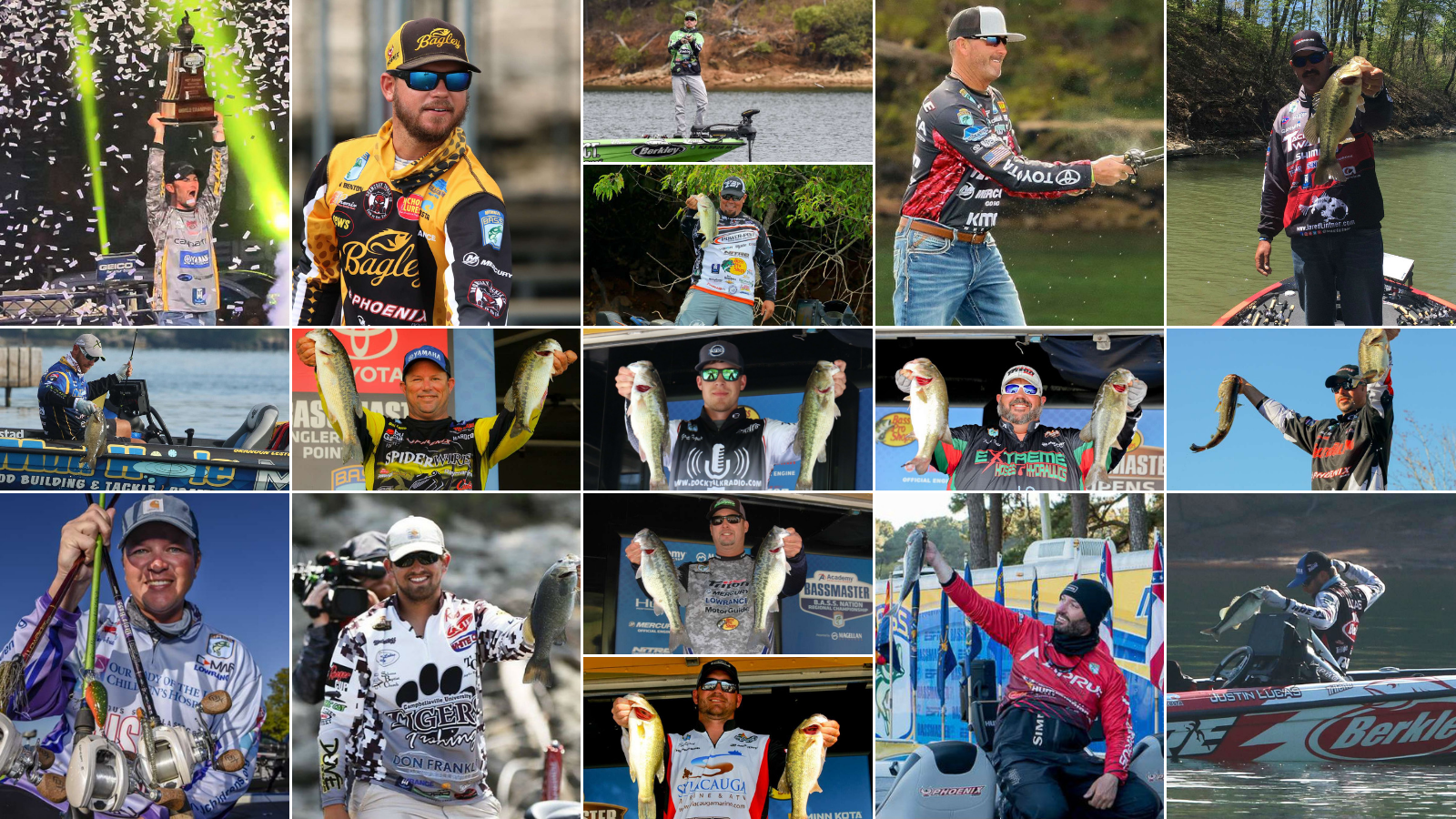 The field is set! Here's a look at the 52 anglers who have qualified for the 2019 GEICO Bassmaster Classic presented by DICK'S Sporting Goods. 