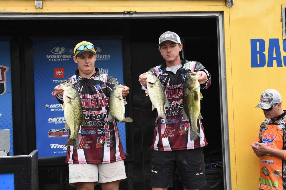 Tyler Wagnon and Lucas Terry, East Limestone, Alabama, 17th place, 14-6
