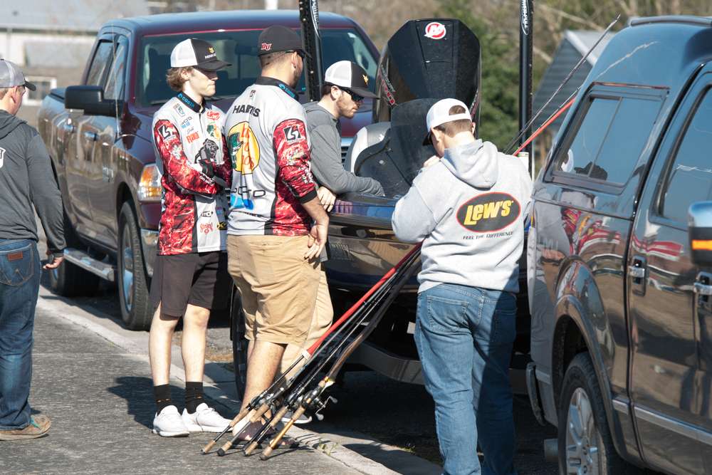 Teams Prepare for Day 1 of the 2019 Carhartt Bassmaster College Series at Smith Lake presented by Bass Pro Shops.