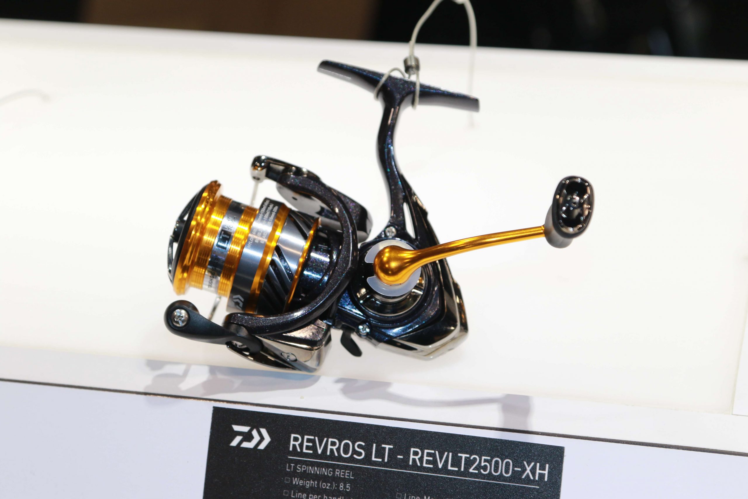 Spinning reel fans were checking out Daiwaâs Revros LT, which retails for $49.99.