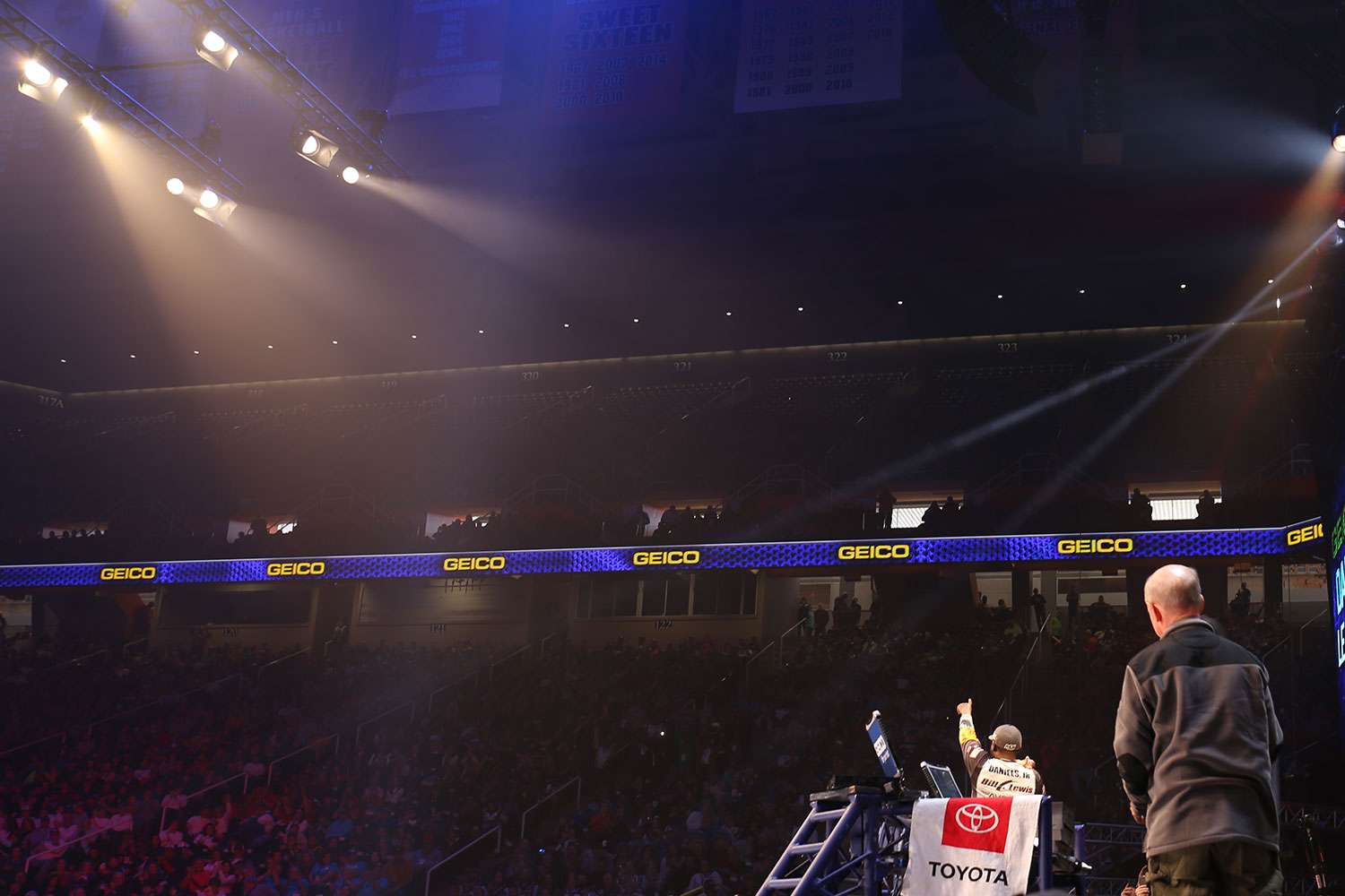Take a look at the massive crowd within the Thompson-Boling Arena on second day of the 2019 GEICO Bassmaster Classic presented by DICK'S Sporting Goods.