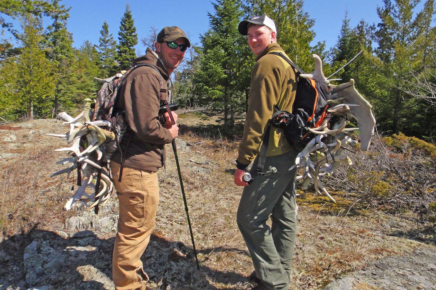 <b>What do you do in your off time, other than fish?</b></p>
<p>I guide for whitetails in the fall, so one of my favorite hobbies â itâs sort of an April hobby â is I love to go (antler) shed hunting. Iâve got a few thousand sheds at home from deer, and a few from moose, but mostly deer. Where I live no one does it, and itâs kind of remote, so Iâve had days when Iâve found 75 sheds. I couldnât even carry them all out.
