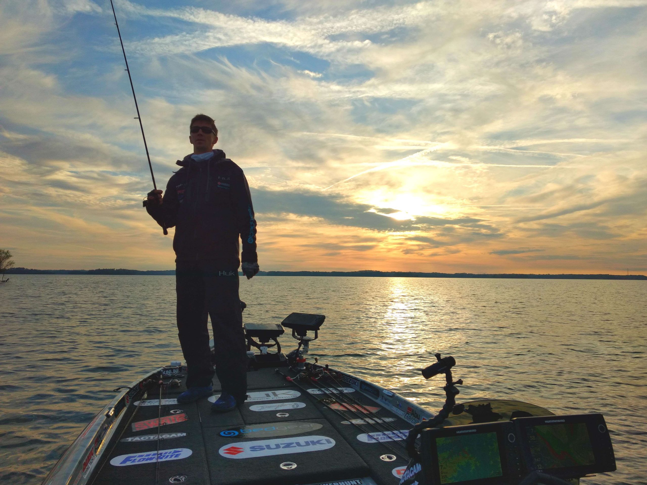 What's the next best thing to a big bass?  A beautiful sunrise!