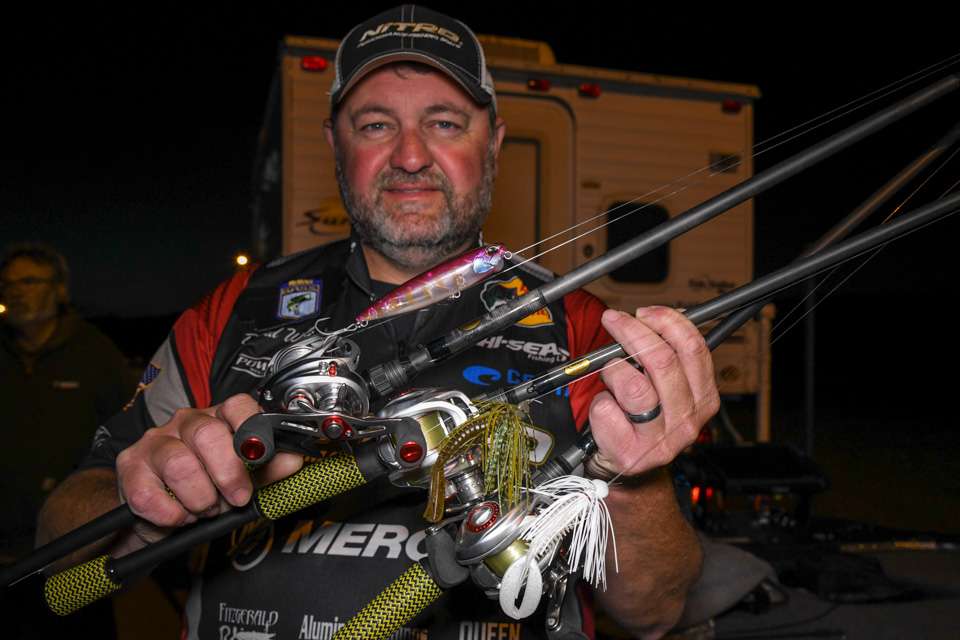 <B>David Williams (41-2; 4th)</b><BR>David Williams used a 7/16-ounce TrueSouth Custom Lures Fathead Jig with Zoom Z Craw trailer. A 1/2-ounce Queen Tackle Tungsten Flipping Jig with Zoom Z Craw Jr. was another choice. So was a Duo Realis Pencil 110 for topwater action. 