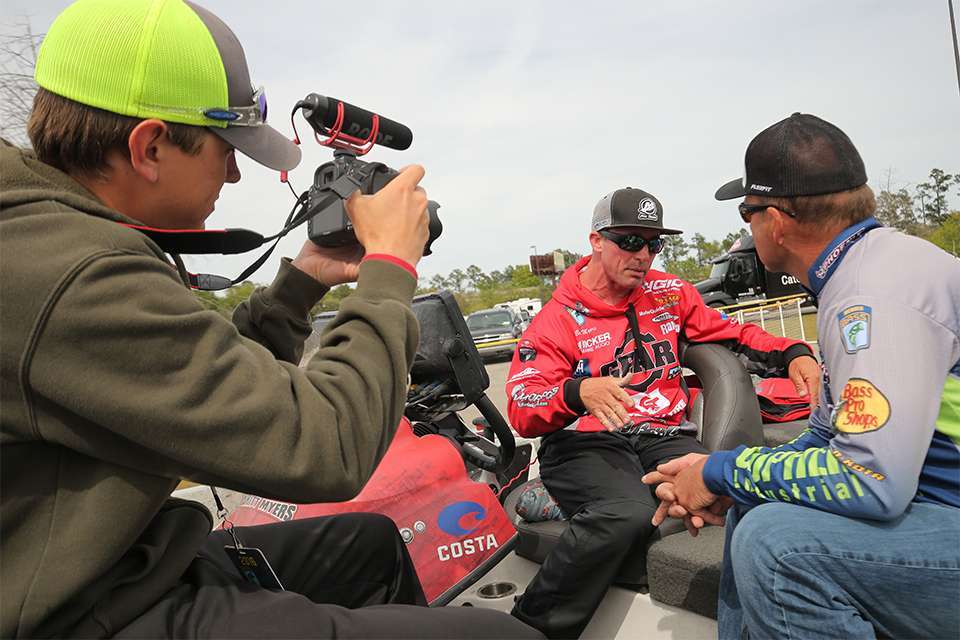 Bassmaster LIVE airs from 8-11 a.m. ET then noon-3 p.m. each day.