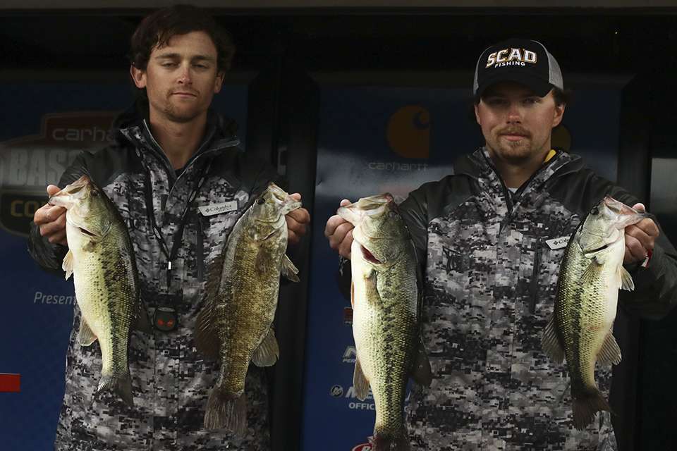 Daniel Kennedy and Cody Stahl of SCAD (42nd, 14-7)