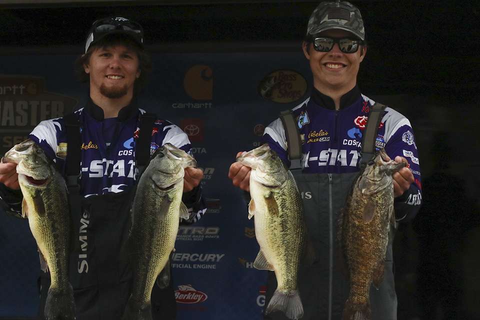 Will Andrie and Gaige Blanton of Kansas State (2nd, 18-0)