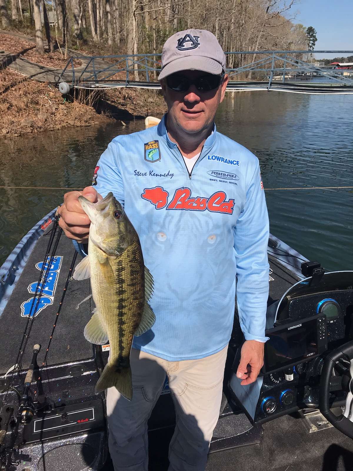 Steve Kennedy with No. 4 on Lake Hartwell Day 1