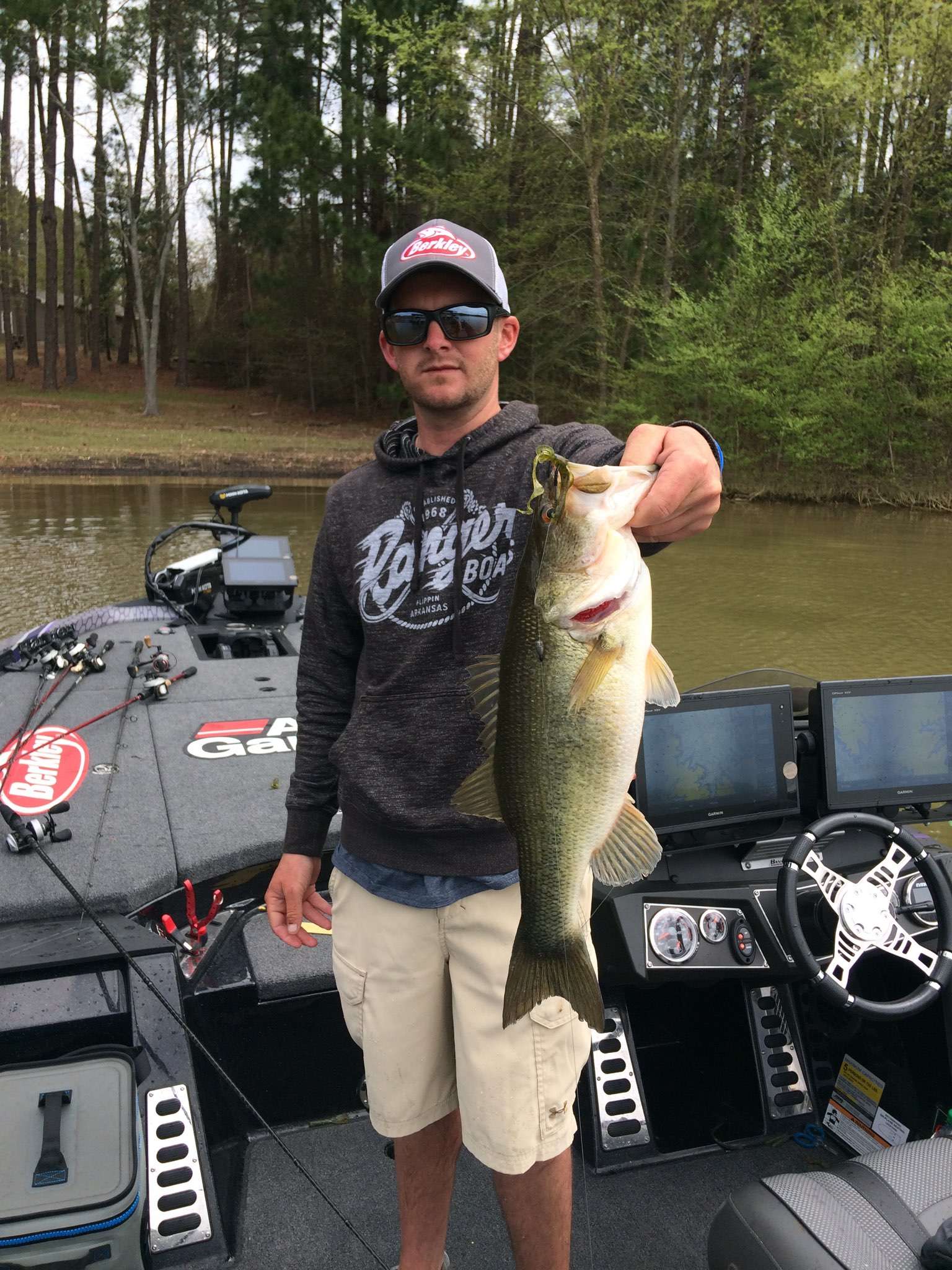 Shane Lehew with an improvement on his limit. 