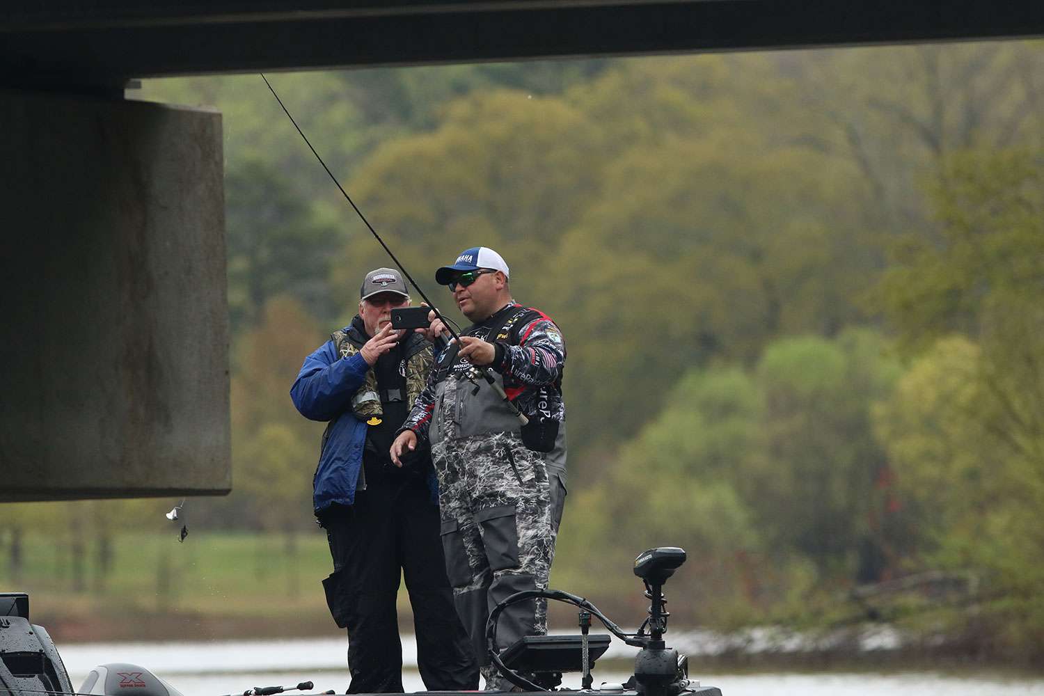 Bill Lowen and Gary Clouse had solid days at the 2019 Bassmaster Elite at Lake Hartwell.
