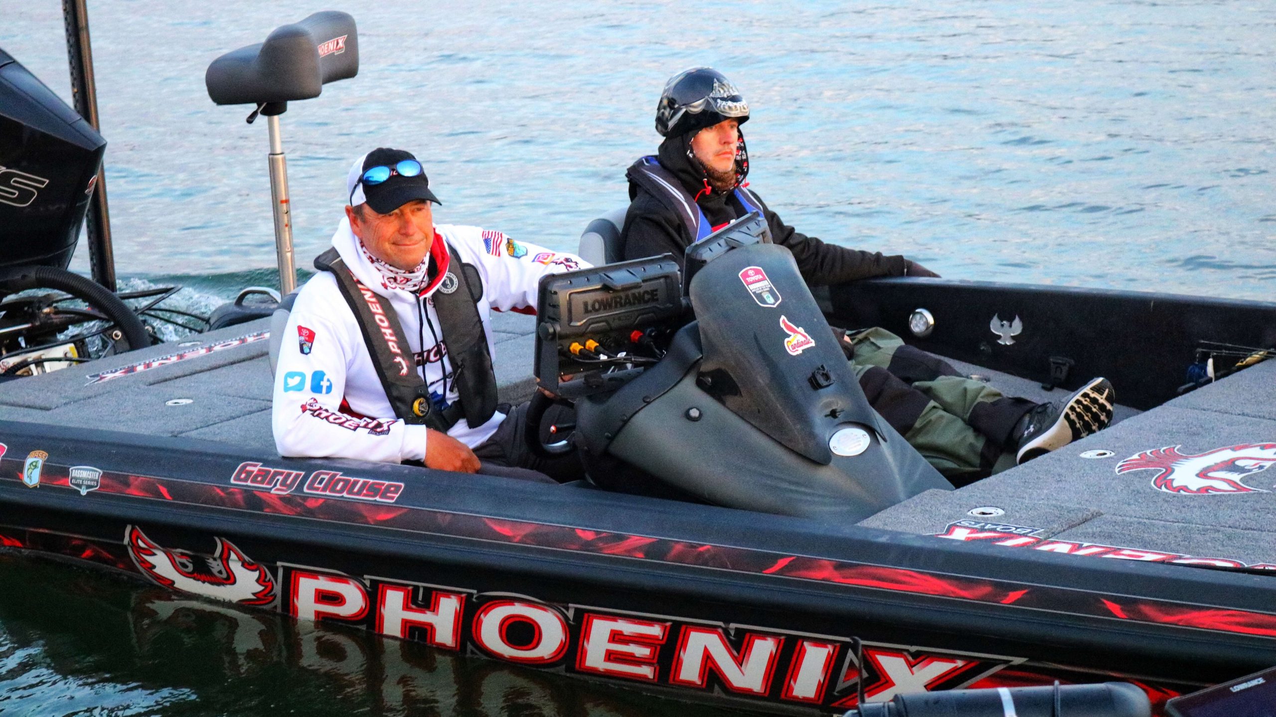 The top 35 Elites have their game face on and ready to start Day 3 of the Bassmaster Elite at Lake Hartwell. 