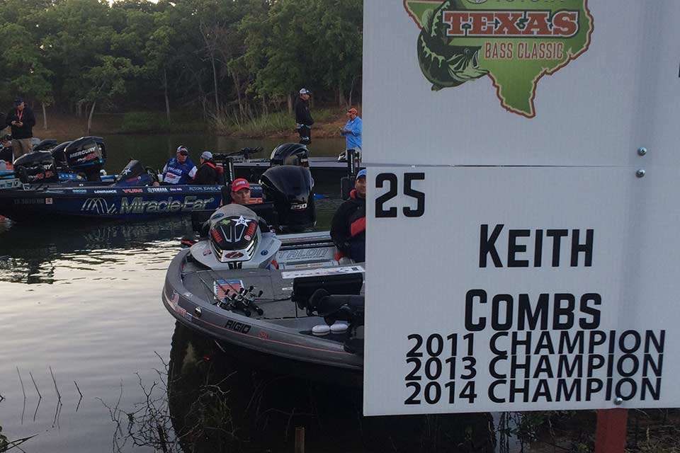 Combs won the predecessor of Texas Fest, the Toyota Texas Bass Classic, three times. The event was developed to showcase the great fisheries in the Lone Star State, and the TPWD began teaming with B.A.S.S. two years ago.