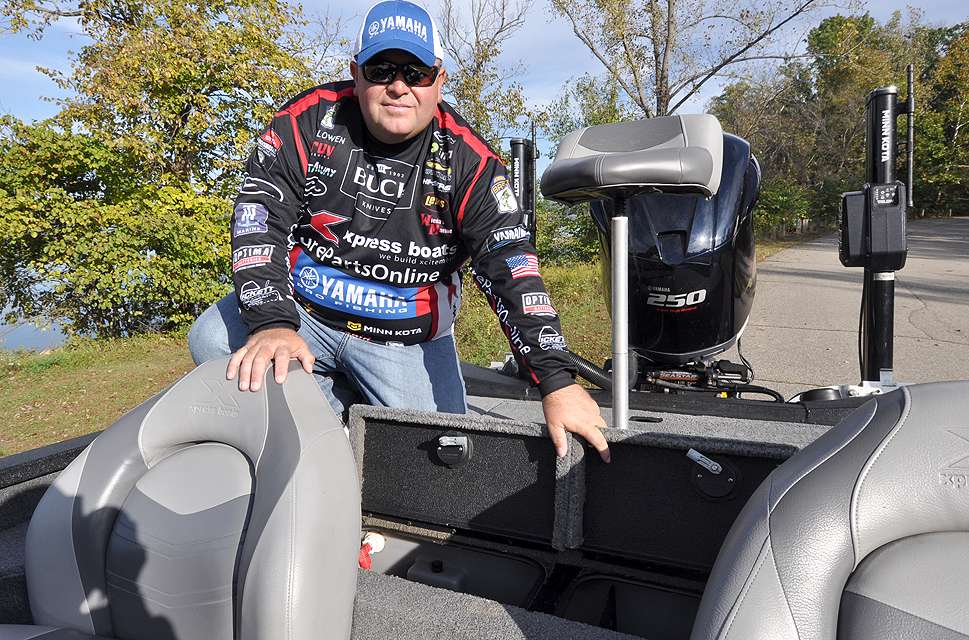 There is plenty of room in these livewells for heavy limits of big bass.