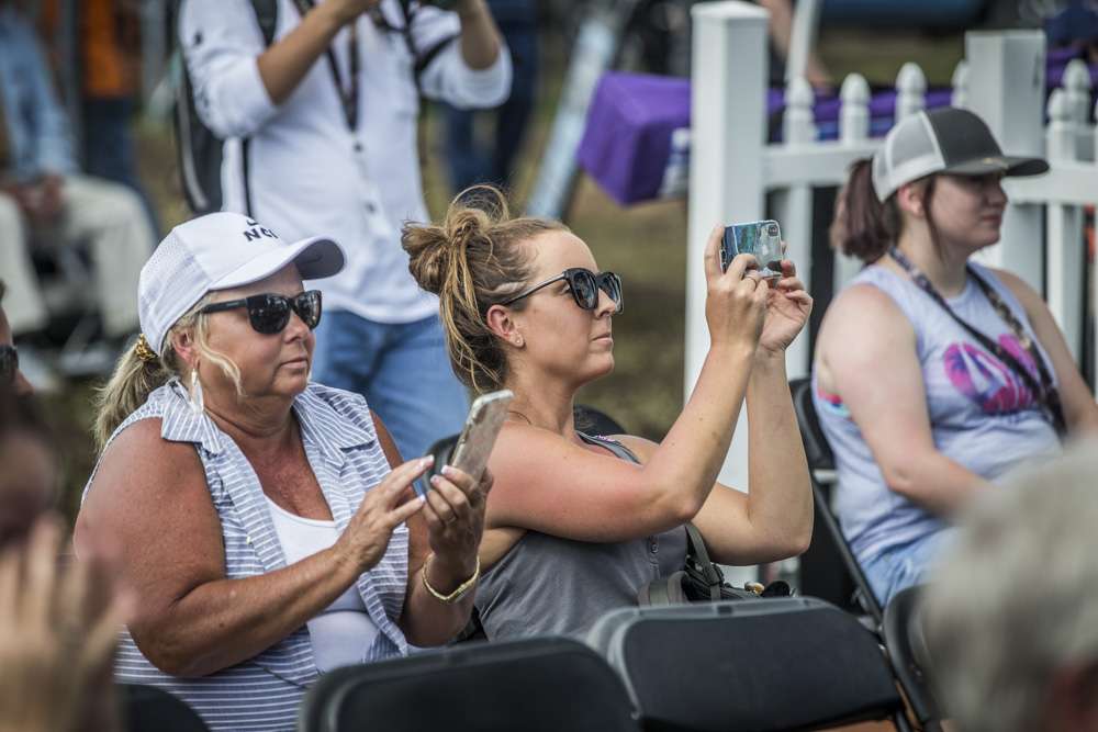 Fans enjoying the Chris Knight concert at the 2019 Toyota Bassmaster Texas Fest benefiting Texas Parks & Wildlife Department. The music was part of the Mercury Concert Series. 