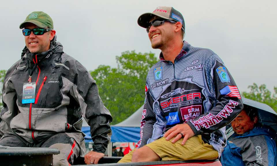 Follow the day 2 weigh in as family and fans cheer on their favorite anglers.