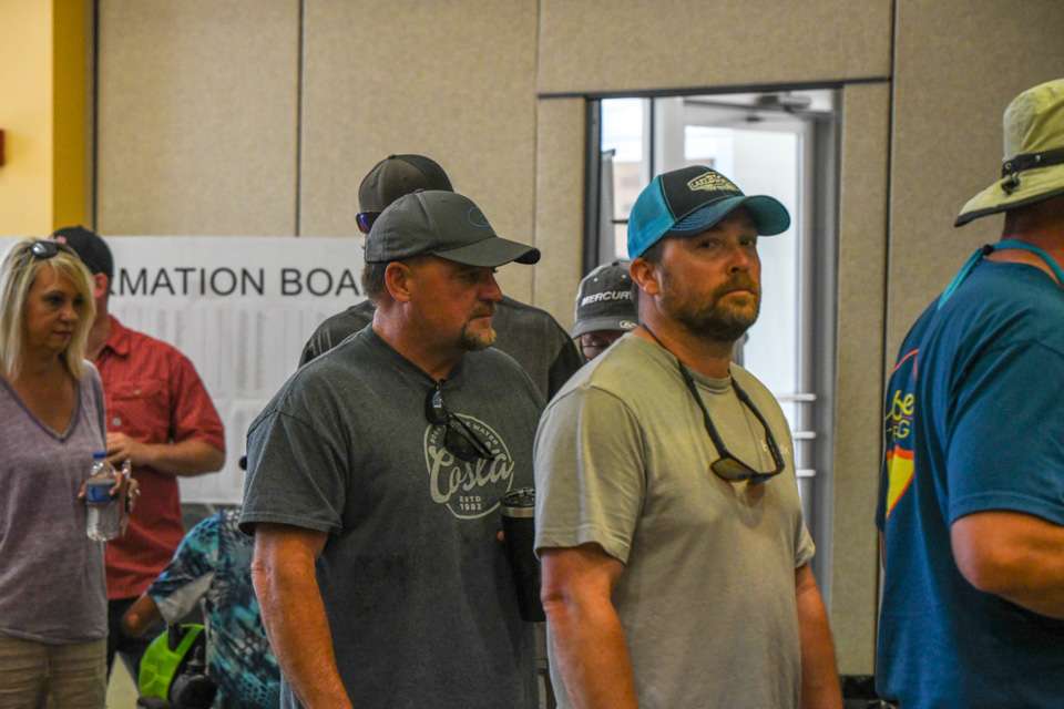 The Opens anglers gather in Dayton, Tenn., on the eve of the 2019 Basspro.com Eastern Open at Lake Chickamauga!