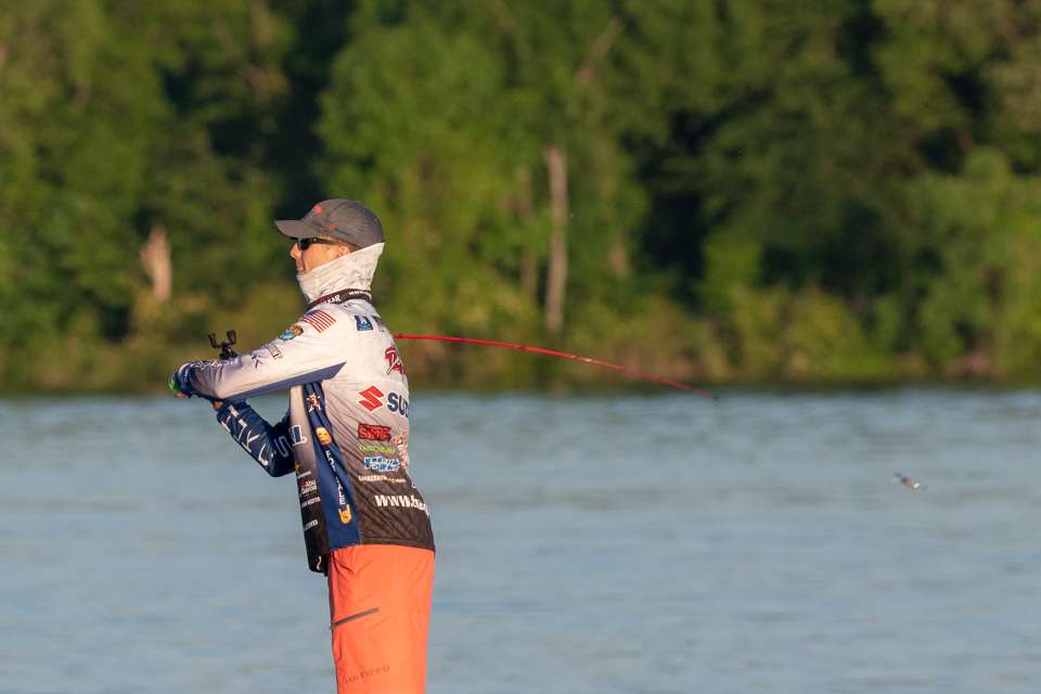 Chad Pipkens took a dominant lead on Day 2, but fishing proved more difficult on semi-final Sunday on Lake Fork.