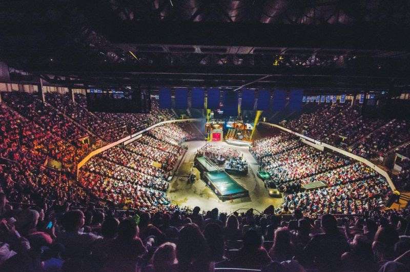 Legacy Arena in the Birmingham-Jefferson Convention Complex was packed for weigh-ins during the 2014 Bassmaster Classic at Birmingham and Lake Guntersville, and crowds are expected to be even bigger in March 2020.