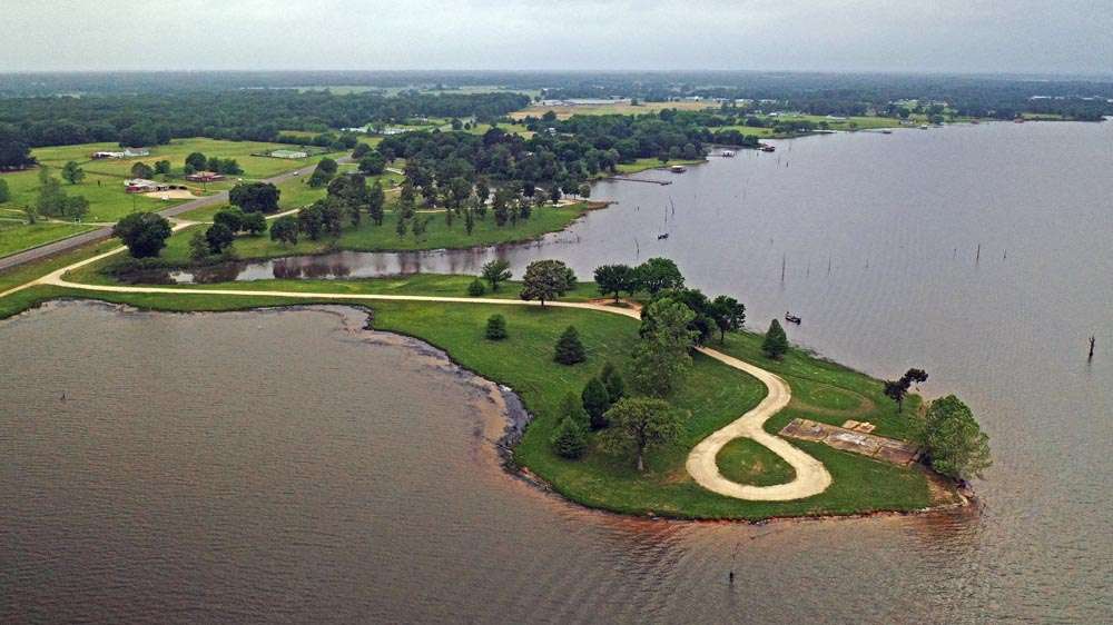 Get an eagle-eye view of Lake Fork before the Elites head out for the 2019 Toyota Bassmaster Texas Fest benefiting Texas Parks & Wildlife Department.