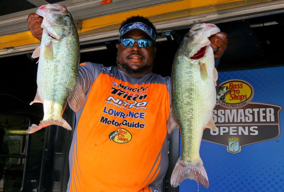 Kelvin Young, 6th co-angler (18-15)