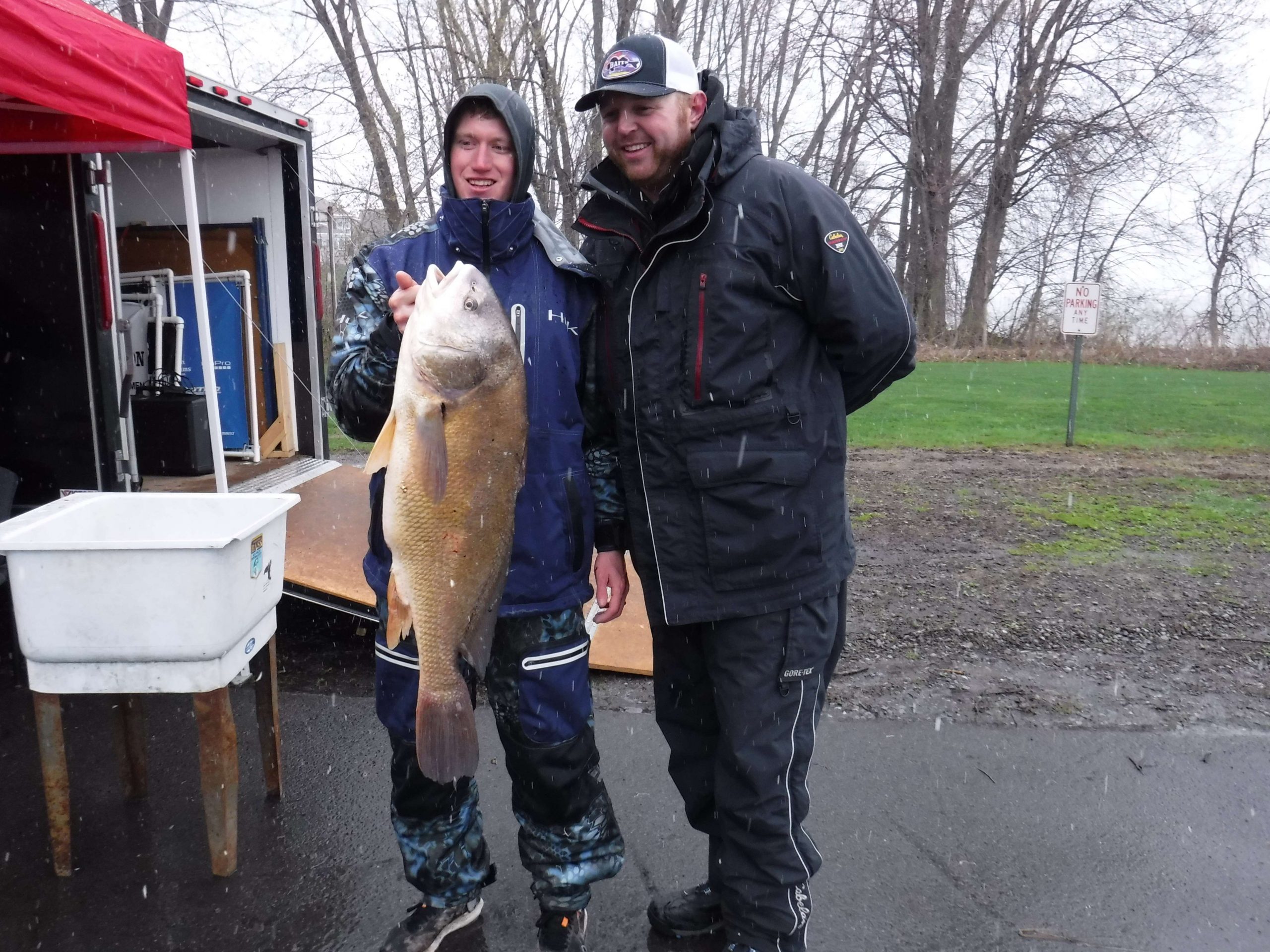Spec. Mathew Mackey, 15.79-pound drum. Soldiers could bring in pan fish, drum, carp and bowfin to be weighed for prizes. Other species that were not in season could be caught, photographed and released.