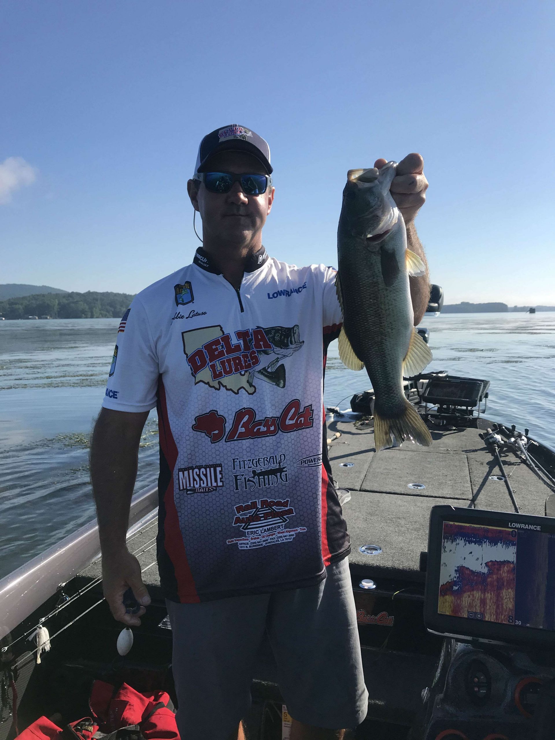 Robbie Latuso adds his second one to the live well.
