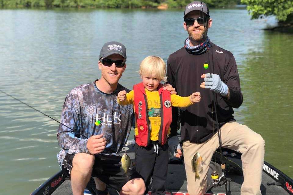 Brandon Card got in some family fishing time, too. âHad fun bluegill fishing with my nephew, brother, and dad today! Itâs always a blast when all the Card boys go fishing together!â