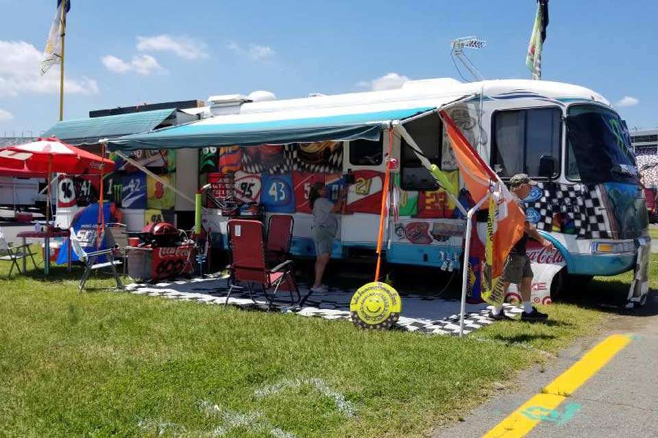 Todd Auten stayed close to home and did something rather interesting. âHad some fun out at Charlotte Motor Speedway today assisting Tyler Ankrum in judging the camper decorating contest! â¦ What do you think?â