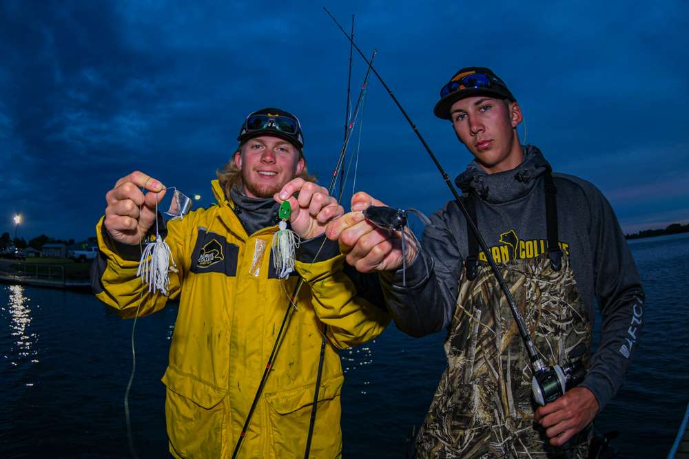 Adrian College - Shane Nelson and Brayden Federer caught largemouth and smallmouth this week. They fished the final day with fish frogs, buzzbaits, and a chatterbait.