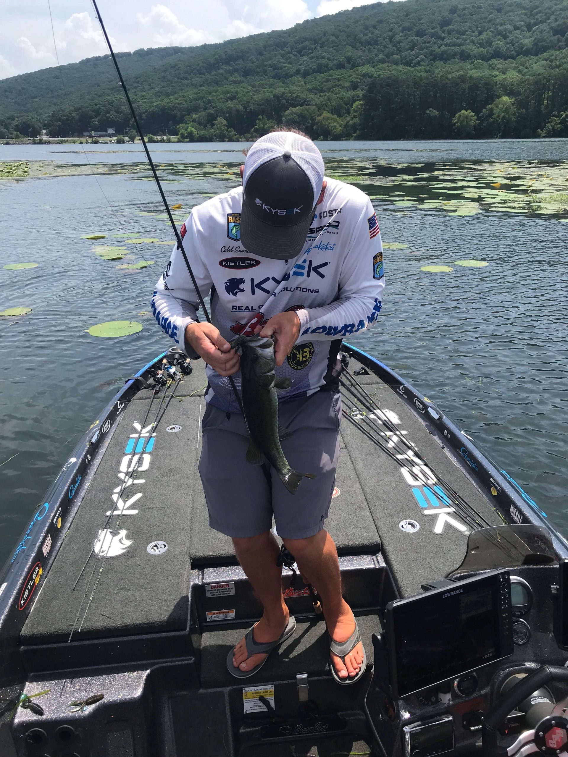 Culling time for Caleb Sumrall Looking to fish on Championship Monday.