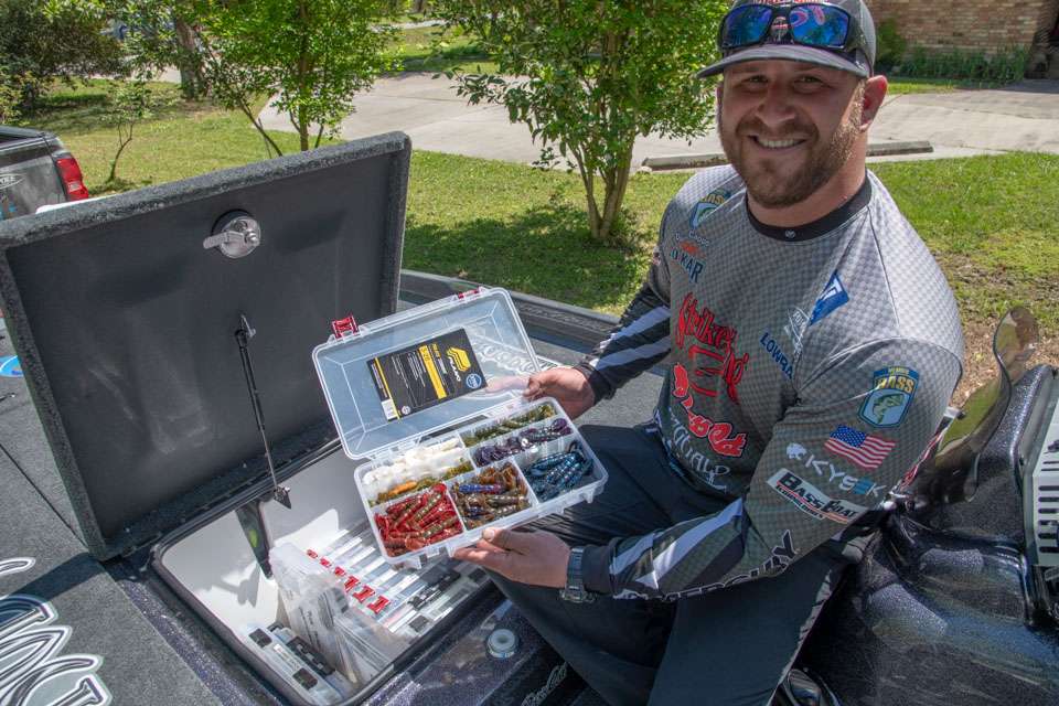 Cappoâs main tackle storage compartment is located in the rear center of the deck, and it has plenty of room for everything heâll need during a day of fishing.