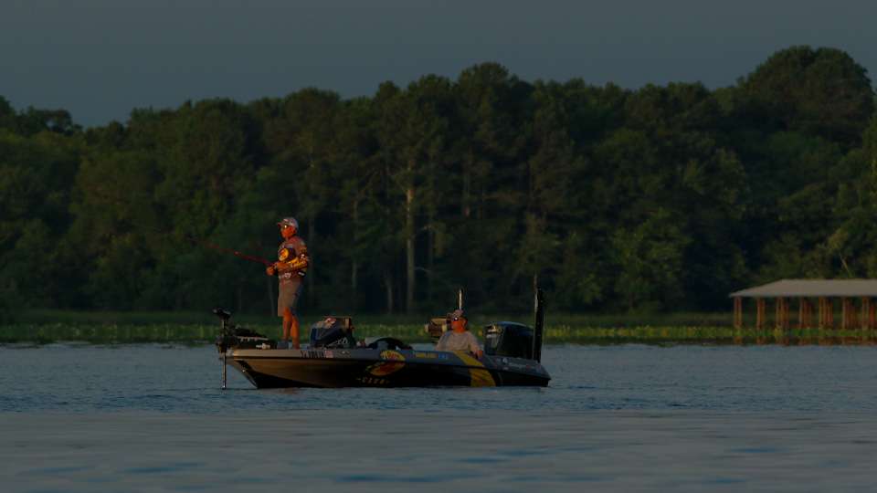 Catch up with Clark Wendlandt and Dale Hightower on the water during Day 2 of the Academy Sports + Outdoors Bassmaster Elite Series .Tournament at Lake Guntersville.