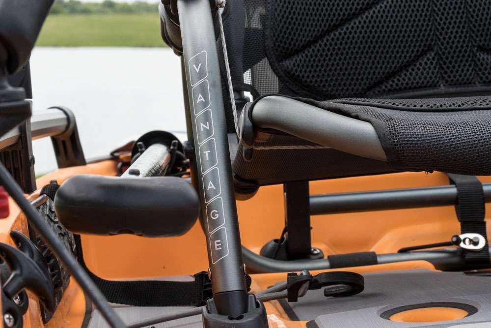 The Vantage seat provides optimal comfort, stability and adjustability, all in a lightweight, removable form. 