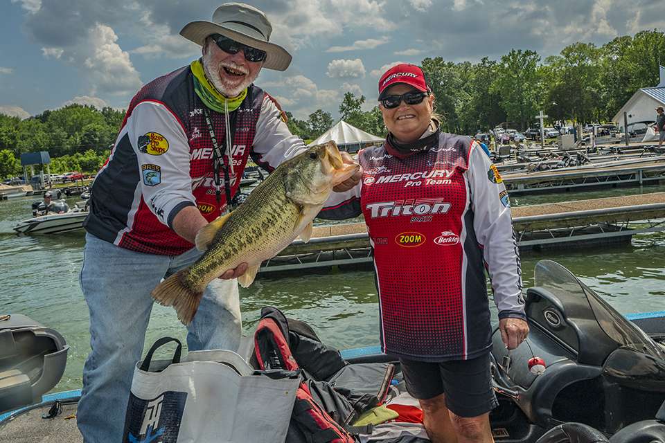 So a big bass from a husband and wife team should be no surprise.
