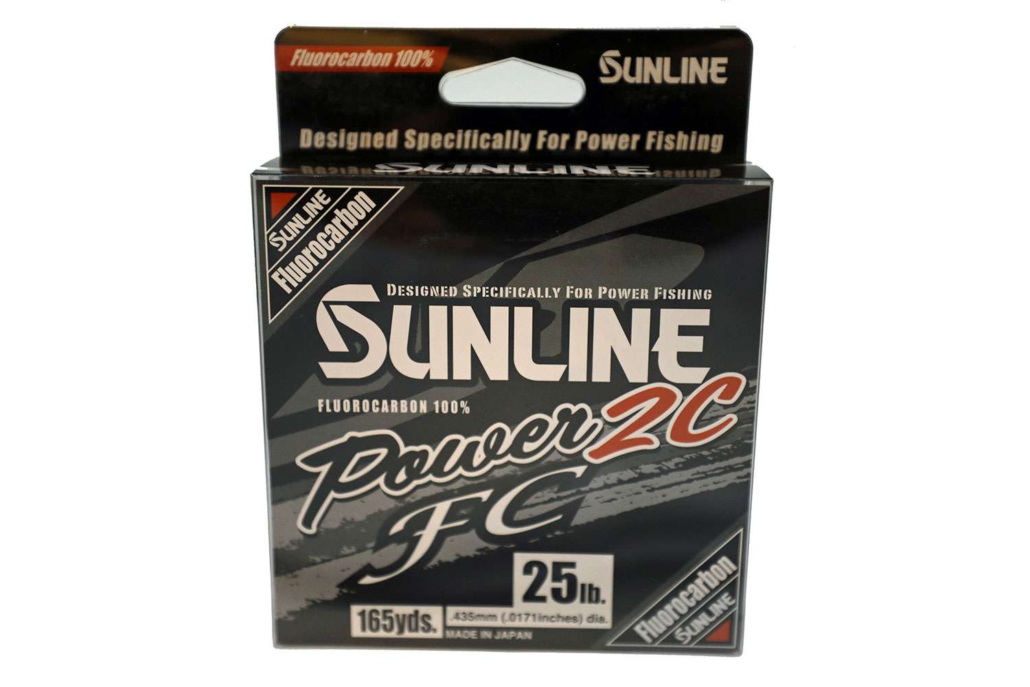   <B> Sunline Power2C FC</B>
<BR>Sunline is introducing a new power fishing with insight from pro angler Jason Christie called Power2C FC. Christie specifically designed Power2C FC to take the sudden shock of short lined jarring hooksets to move bass out of the deepest of cover. Developed from a 100-percent fluorocarbon line formula Power2C FC is made to have a high abrasion resistance, lower stretch, greater sensitivity and take what any power fisherman can hand out day in and day out. For added line watching visibility Power2C FC features a repeating section of 12-inch high-visibility orange line marking followed by 48-inch section of clear line. It will be available in the following sizes 18-, 20-, 22- and 25-pound tests, and comes in 165-yard spool size.
<BR>
<B>MSRP: $33.99 - $35.99 </B>
