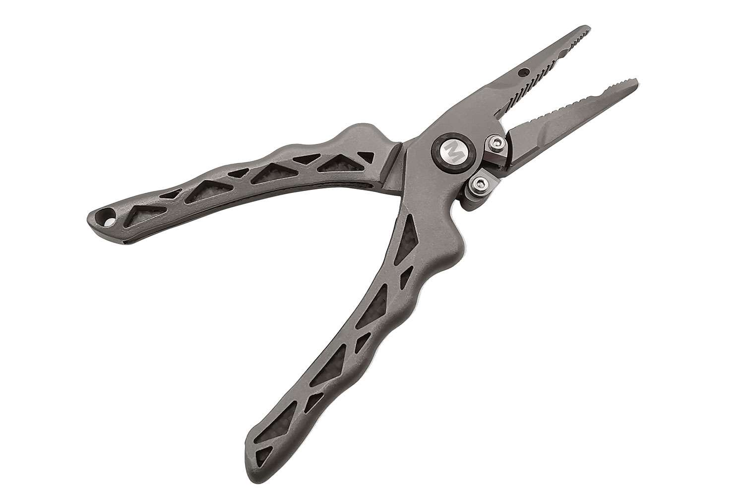  <B>Mustad Mustad 6 1/2-inch Titanium Plier</B></p>
<p>Mustad unveils its Black Line of tools with top-of-the-line titanium pliers built for rough use. Designed with toughness and comfort in mind, these pliers are built with high-quality titanium in an ergonomic design. Carbon inserts within the handle support the heavy-duty construction for an even stronger bite. On the side, youâll find a scissor-style clipper designed to cut lines without switching tools. When in waiting, these pliers rest in a leather sheath easily attached to a belt.
<BR>
<B>MSRP $129.99</B>