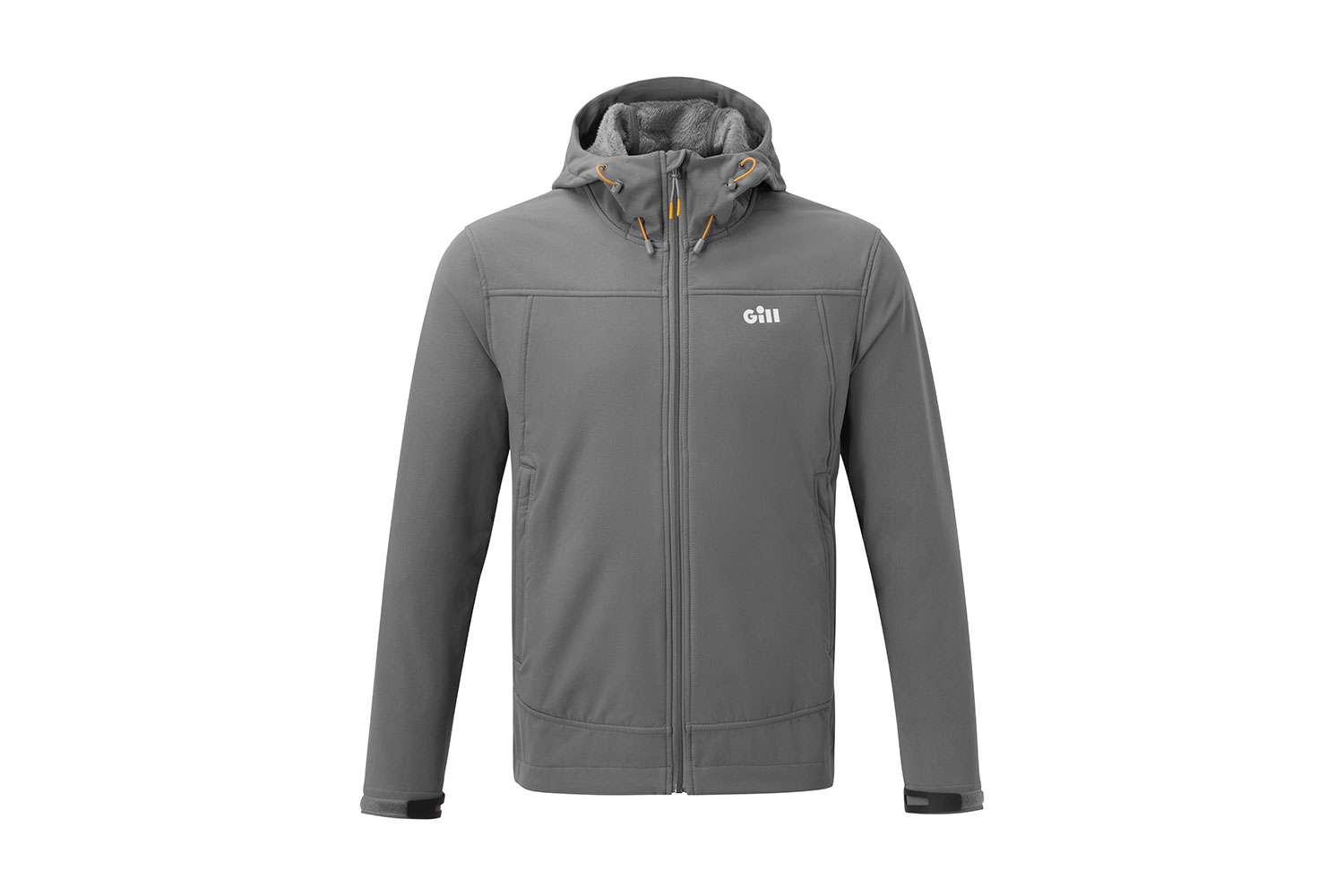    <B> Gill Rock Softshell Jacket</B>
<BR>While seemingly oxymoronic, this jacket is both hard as a rock, yet soft, like a softshell should be. This innovative jacket is comprised of a 2-layer stretch softshell fabric with a durable outer face and hi-loft thermal lining as well as 7-percent spandex for added flexibility while casting. The Rock Softshell features adjustable cuffs and hem for added comfort and fit as well as a draw cord adjustable hood. 
<BR>
<B>MSRP: $175</B>

<BR>
<a href=
