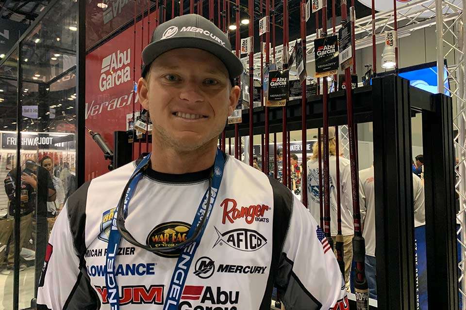 Micah Frazier was also at Abu Garcia, providing anyone who asked information on the Veracity rods.