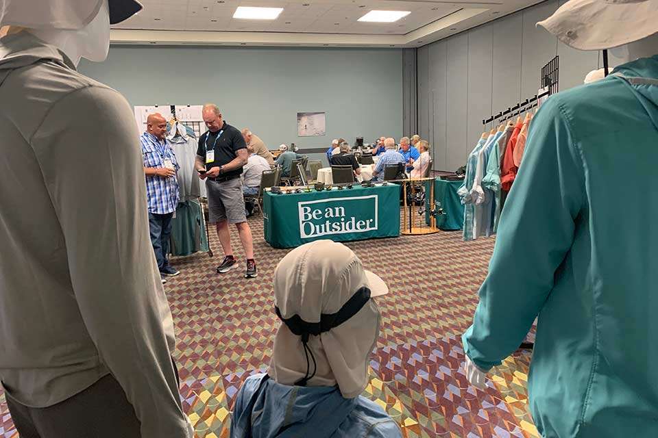 Some companies invite media to a lunch in a private room. LL Bean was hoping to draw attention to its new line of clothing.