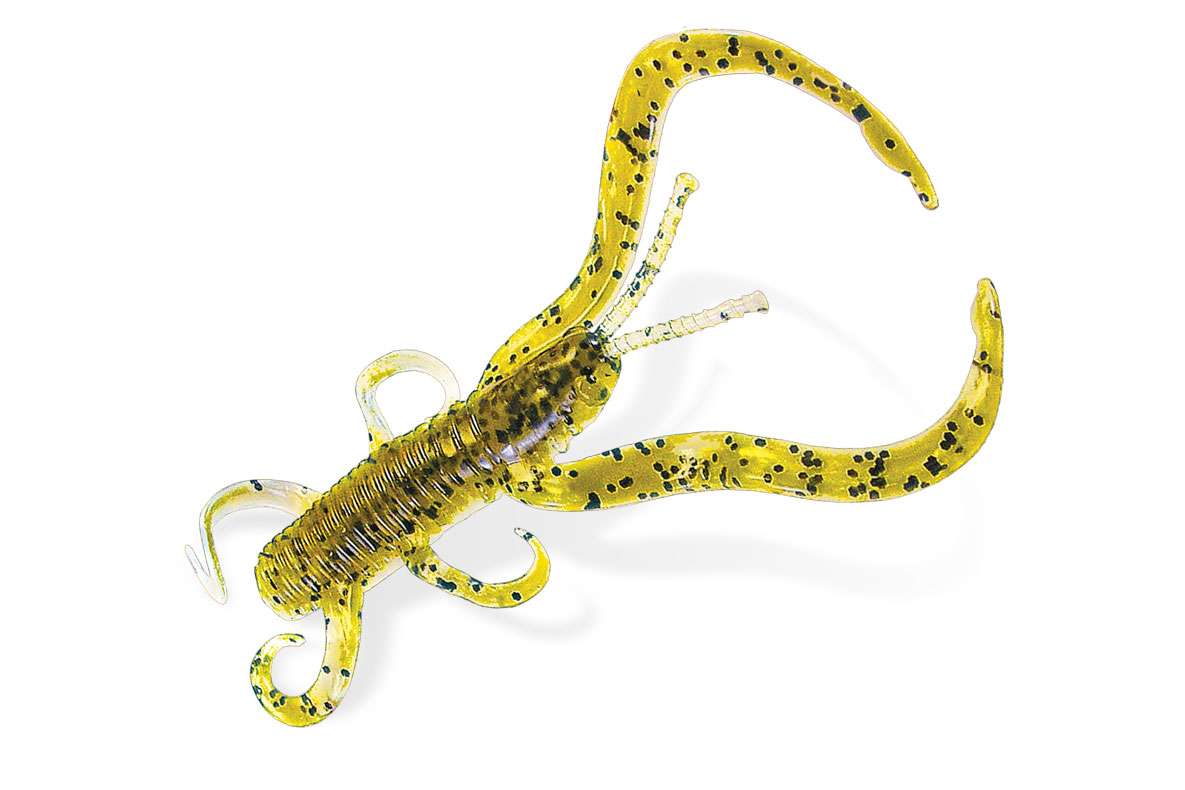     <B>Culprit Flutter Craw</B><BR>

Bridging the gap between creature bait, crawfish bait and double tail grub, the new Culprit Flutter Craw is a unique offering from Culprit that is sure to impress from the deep south, far north and out west. It produces subtle but noticeable fluttering action. When the bait stops the forward-facing legs look as if they are seeking sure footing on the bottom. This bait is never truly motionless. From Texas rig to swim jig to swinging football heads, this is one bad-to-the-bone craw presentation. Measures four inches and comes in an 8-pack.<BR>

<b>MSRP: $5.29</b>