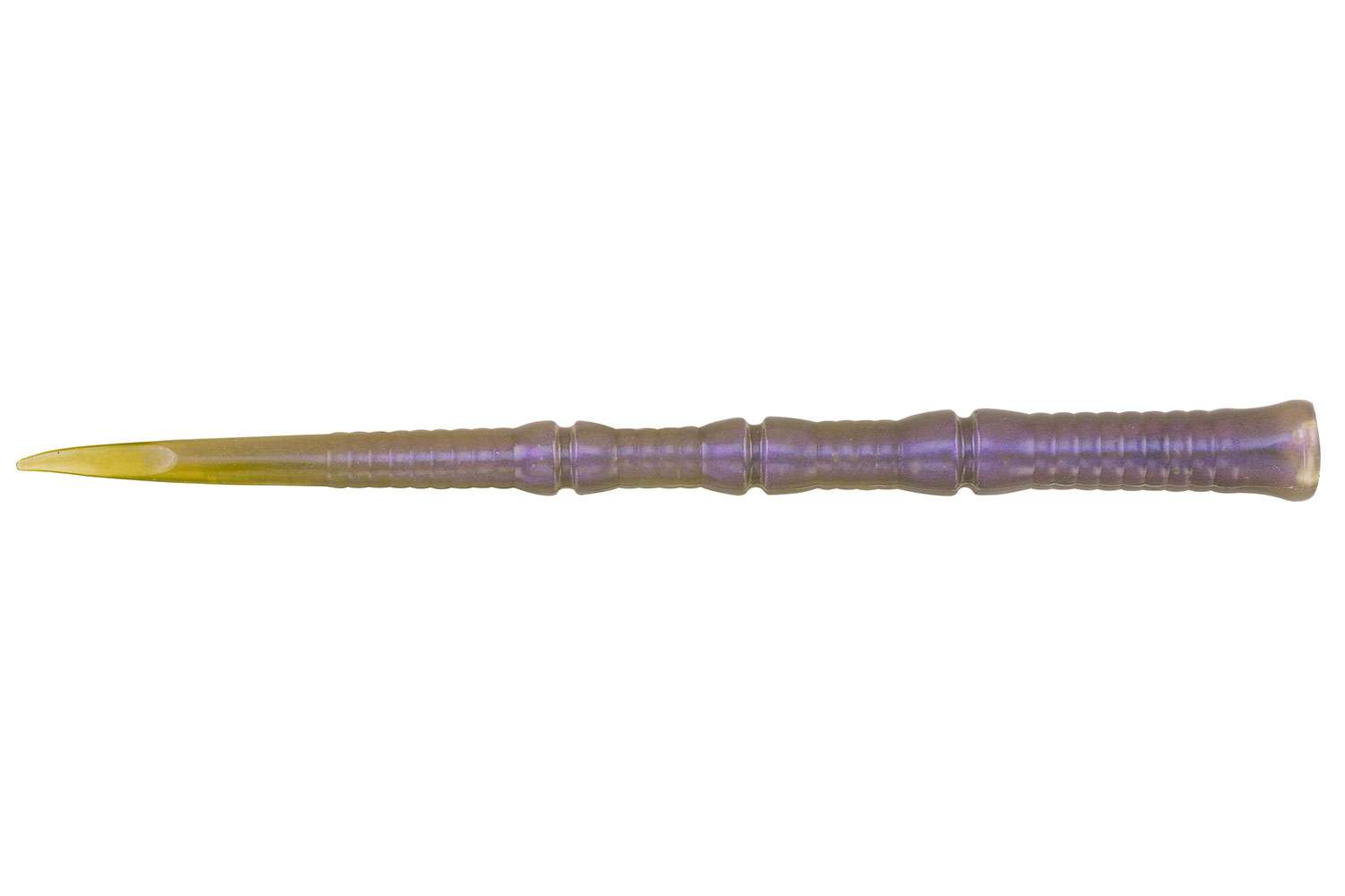  <B>Berkley PowerBait Flute Worm </B>
<BR>This tapered flute tail bait twitches and moves with the subtlest movements was designed by pro angler, Mike Iaconelli. It features a blunt head and integrated location for inserting weights and stops the bottom when hopping on a Neko rig and comes in 12 colors.