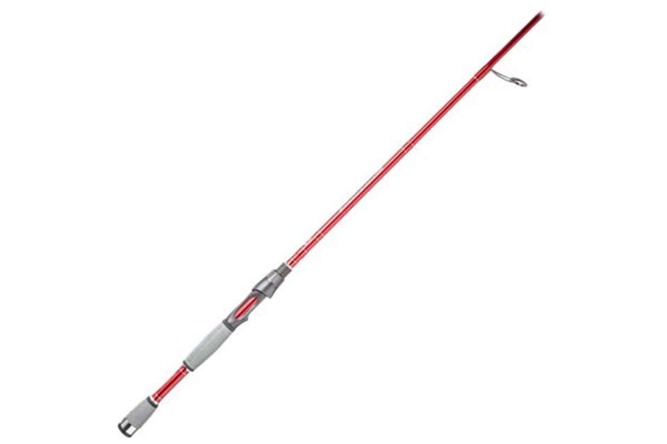 <B>Bass Pro Shops Platinum Spinning Rod </B>
<BR>Bass Pro Shops Johnny Morris Platinum Signature spinning rod is incredibly light, air-like, virtually an extension of your hand and arm, yet it can easily handle heavy lifting. Casting, retrieving, feeling bottom, working the rod tip â they all seem effortless, yet so precise. This rod feels amazing, but don't be fooled; there's plenty of brute strength waiting to overpower that next unsuspecting bass. The Platinum Signature Rod's cutting-edge construction utilizes innovative Fortified Multidirectional Fiber Alignment technology to join five layers of carbon sheeting with a core infusion of reductive resin, creating an advanced RTX5 graphite blank with impressive sensitivity and power. A full 15 percent lighter and 35 percent stronger than previous models, the rod is perfectly equipped to fish like no other rod in your arsenal. 
<BR>
<B>MSRP: $179.99</B>
<BR>
<a href=