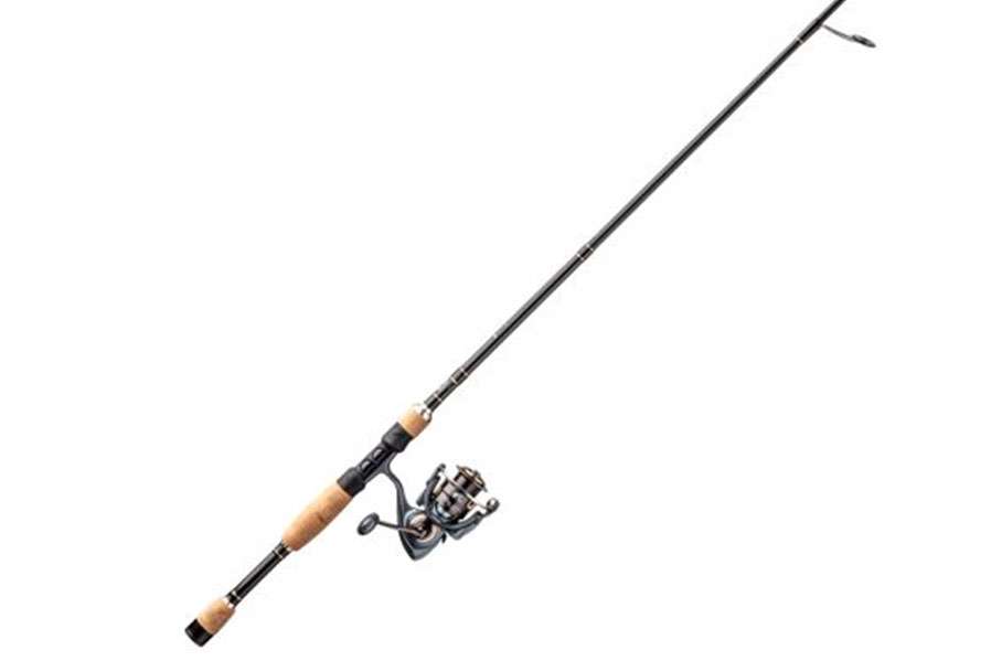 <b>    Bass Pro Shops Johnny Morris Signature Series Spinning Combo 
</b><BR>This combo was destined to become your go to spinning rod and reel setup. Designed to win and built to last, it's an amazing value in performance fishing gear. Our Johnny Morris Signature Series Spinning Reel features a 1-piece aluminum frame, super-lightweight rotor, hollow stainless steel bail wire, and a double-anodized aluminum spool. Inside, the digitally designed Micro-Pitched Gearing System provides effortless power transmission, integrating a stainless steel mainshaft, hard zinc drive gear, and brass pinion gear. The quality 10-bearing (9+1) system includes Powerlock instant anti-reverse; water-resistant performance felt and aluminum drag system; super-strong machined-aluminum handle with Soft Touch knob. Our Johnny Morris Signature Series Spinning Rod is built with Carbon Coil Technology, an advanced construction process that uses a double-helix configuration of materials.</p>

<b>MSRP: $199.98</b></p>

<p><a href=
