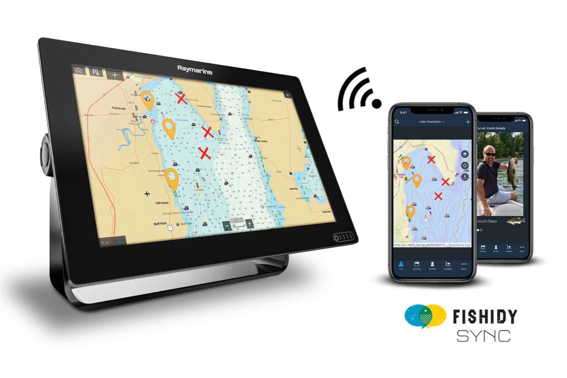    <B>Raymarine-Fishidy Sync</B>
<BR>Raymarine owners will soon have a new tool in the palm of their hand that offers waypoint-recording convenience combined with next-level fishing intelligence. Fishidy, one of the most popular fishing mobile apps and the only to provide Fishing Hot Spots-powered interactive charts, in cooperation with Raymarine, will be releasing a new âSyncâ feature allowing individuals the ability to seamlessly share saved waypoints across both devices in real-time. With the new Raymarine-Fishidy Sync feature, Raymarine Lighthouse 3 MFD system owners and Fishidy users can spend more time planning for trips and less time manually logging data. Getting started is quick and easy â all it takes is a one-time setup to enable the sync between both devices. Once enabled, waypoint data will automatically sync in real-time across both devices when connected via Wi-Fi. Raymarine owners will find the custom waypoint symbols that theyâre accustomed to using available in Fishidy, while Fishidy users will find the familiar, yellow spot symbol available as a choice for waypoint icon on their MFD. Whether planning a fishing trip from the couch or the helm, Raymarine-Fishidy Sync makes it easy to always be connected to your own waypoints and fishing data from anywhere. 
<BR>
Look for more details in early July, 2019.
