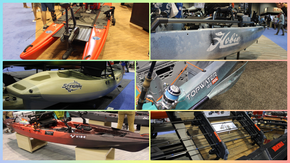 A collection of kayaks and kayak accessories were on display in Orlando at ICAST. Here's a look at just some of the new products. 