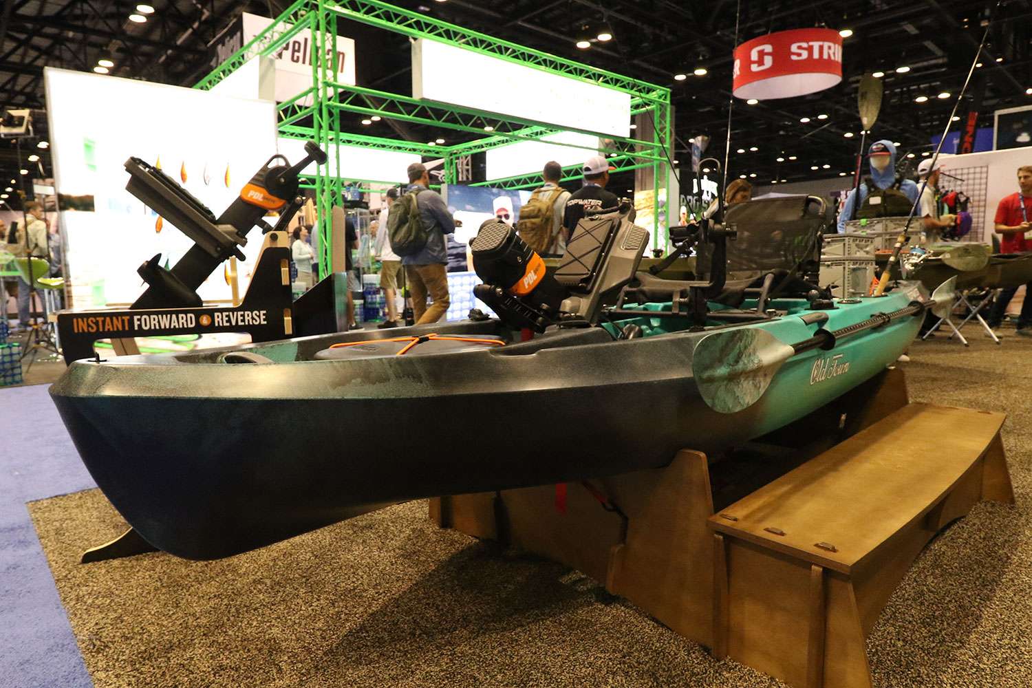 The new Topwater 12 PDL was on display and fully rigged.